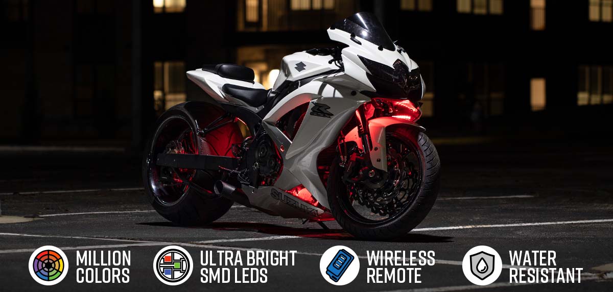 Advanced Million Color Sport Bike Lighting Kit