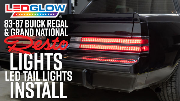 RestoLights Tail Lights Kit for 83-87 Buick Regal Grand National Install Video