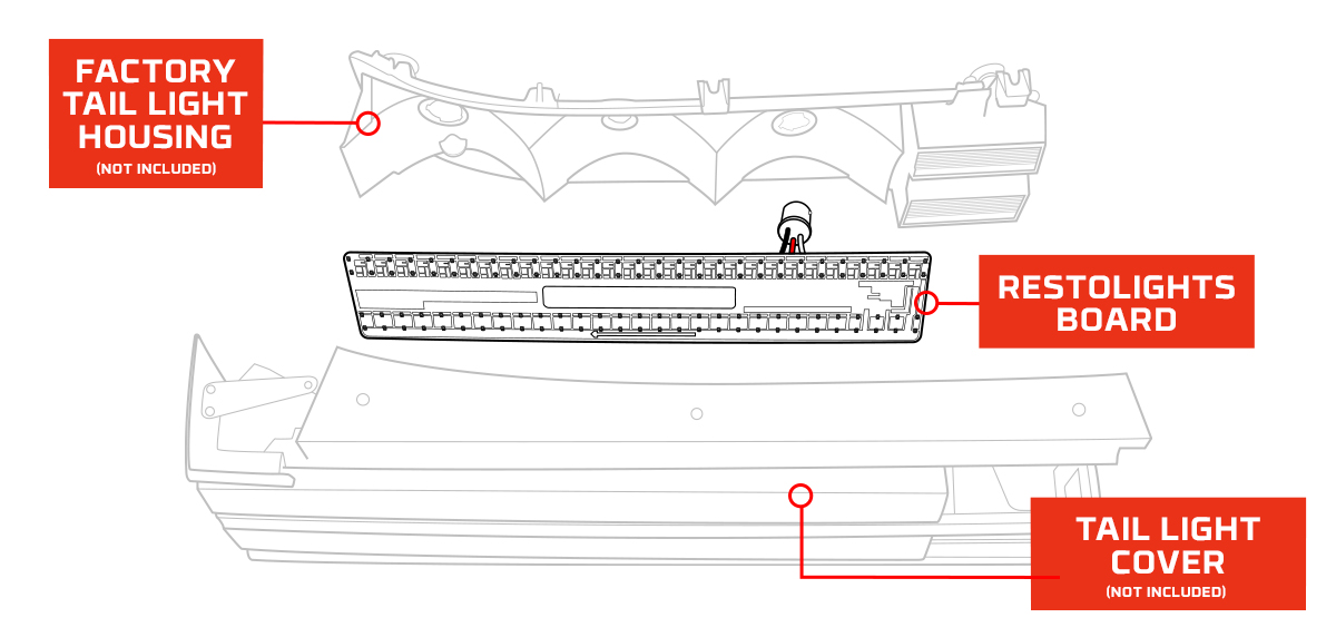 RestoLights Diagram for the 1983-1987 Buick Grand National Regal