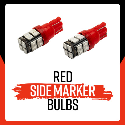 Red Side Marker Bulbs