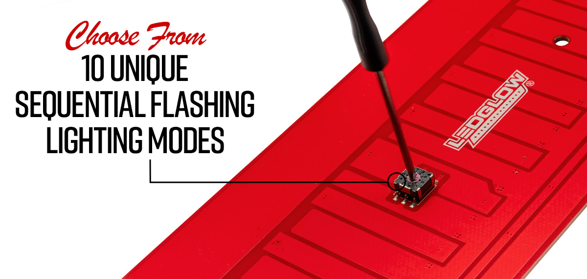 10 Unique Sequential Flashing Modes