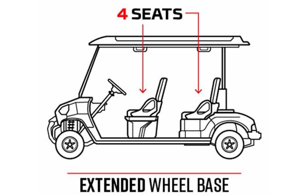 4-Seater Extended Wheel Base